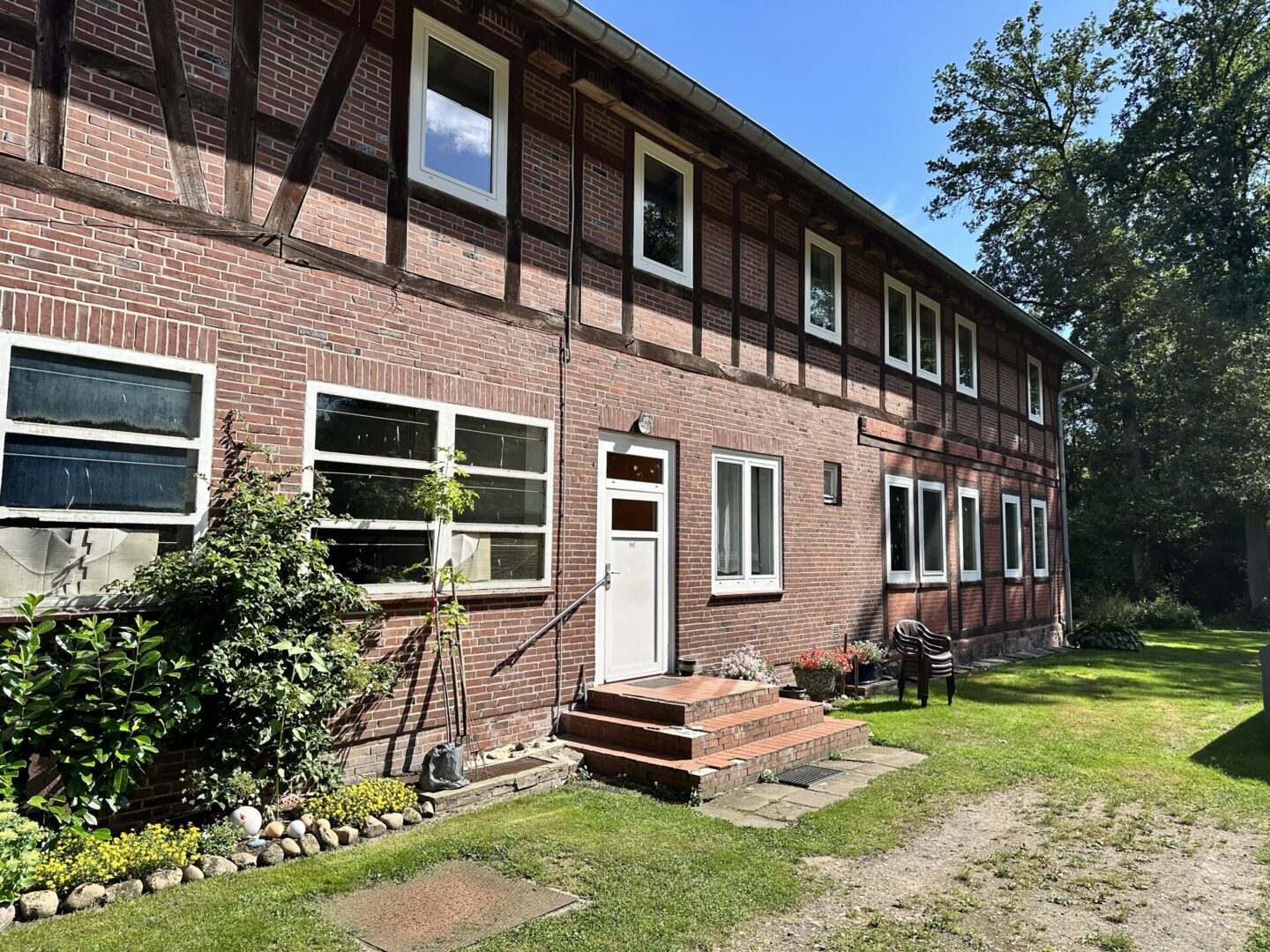 Rückansicht Haus Hofeingang