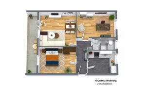 Grundriss Wohnung WathlingenFinkenweg