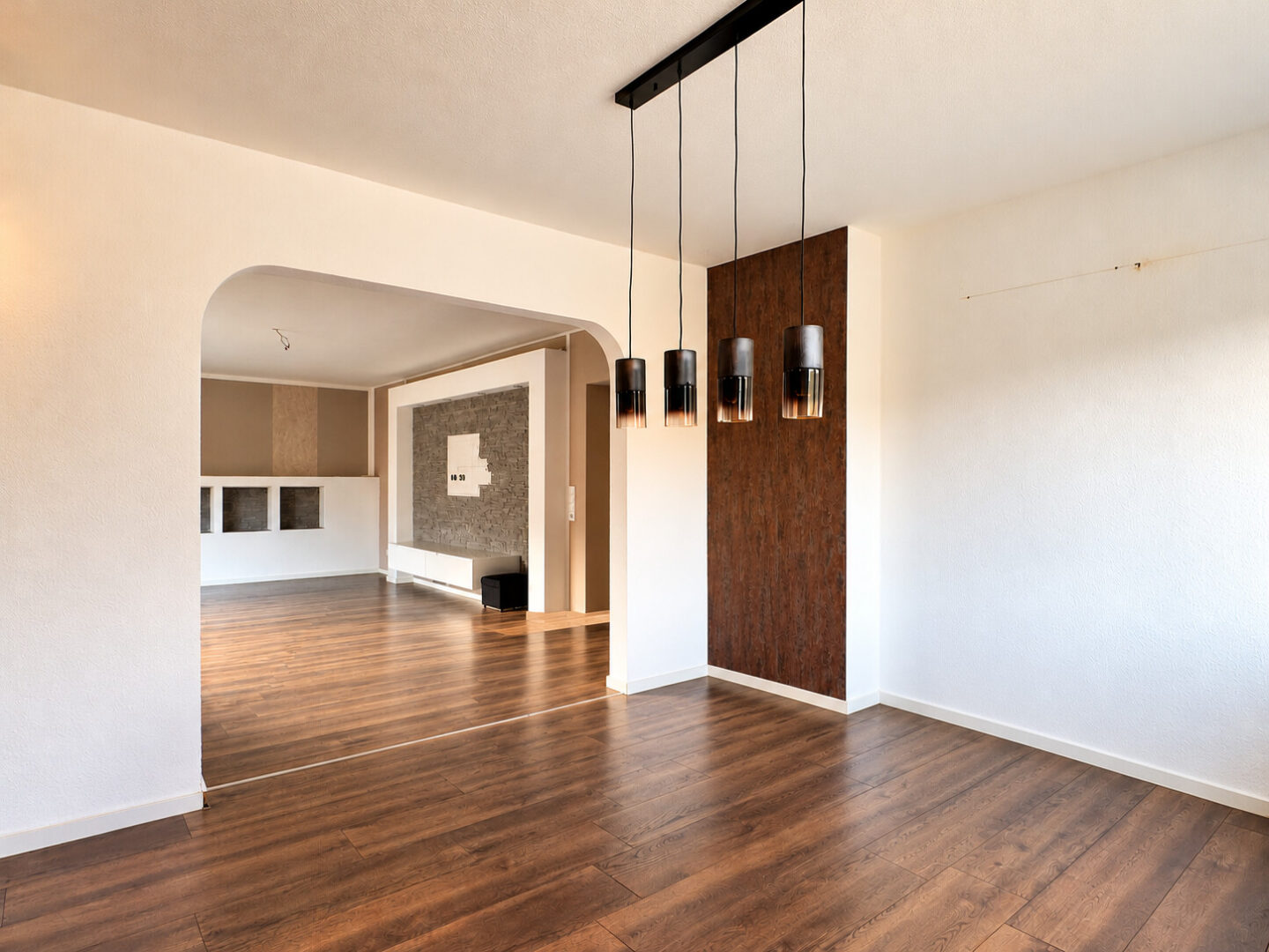 Gemütlicher Essbereich am Wohnzimmer
